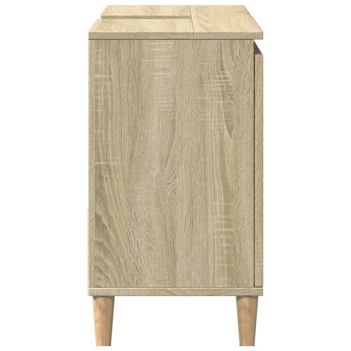 Elegant Sonoma Oak Bathroom Cabinet - 65x33x60 cm | Engineered Wood with Ample Storage - Premium  from Home Treasures - Just £56.99! Shop now at Home Treasures