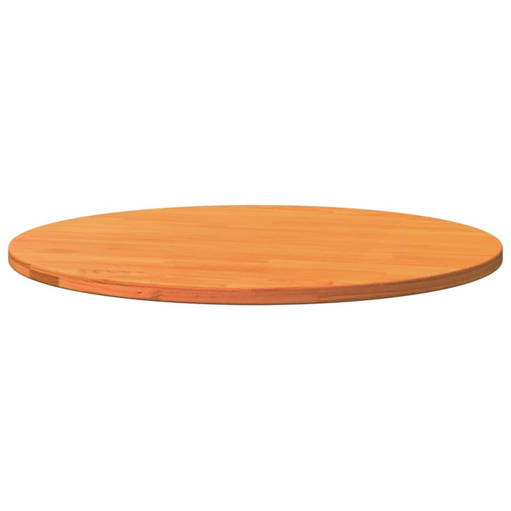 Round Solid Wood Pine Table Top Ø80x2.5 cm - Wax Brown Finish | Durable, Versatile, Easy to Maintain - Premium  from Home Treasures - Just £69.99! Shop now at Home Treasures