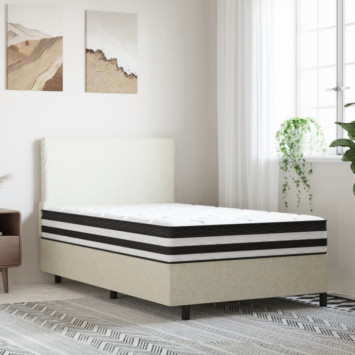 Pocket Spring Mattress - Medium Firm 100x200 cm | Breathable & Skin-Friendly | 7 Zone Pressure Relief | Easy Maintenance - Premium  from Home Treasures - Just £169.99! Shop now at Home Treasures