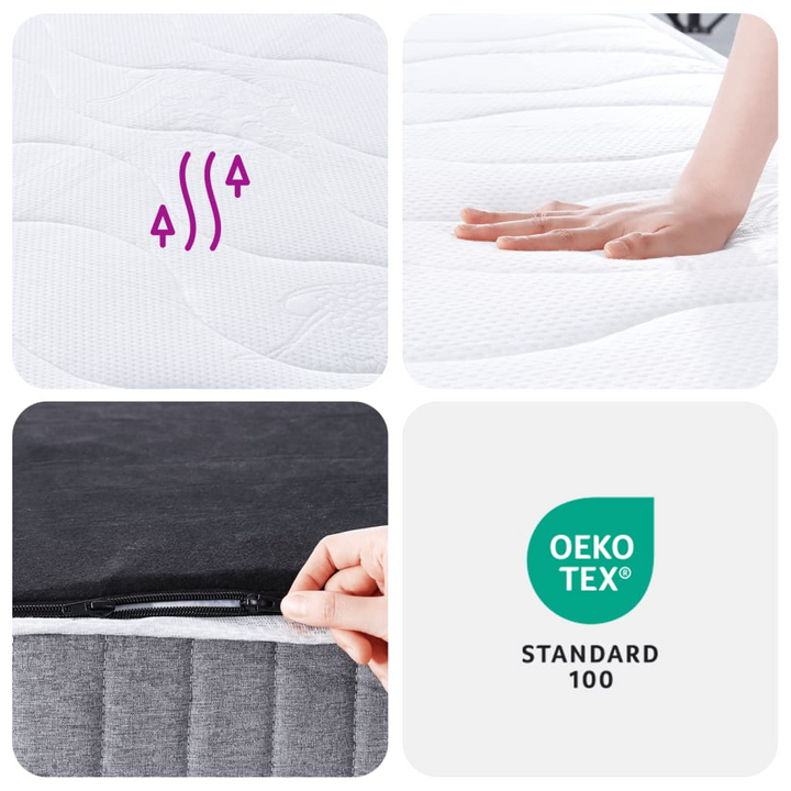 Medium Pocket Spring Mattress, 140x190 cm – Enhanced Comfort & Support | Best Sleep Solution - Premium  from Home Treasures - Just £223.99! Shop now at Home Treasures