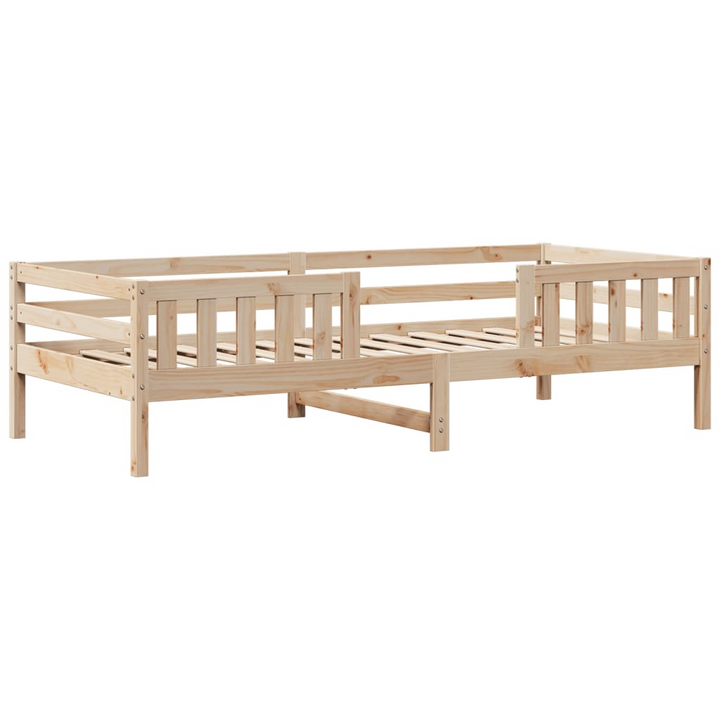 Stylish & Modern Bed and Bench Set with Roof - Solid Pine Wood | Small Single 75x190 cm - Premium  from Home Treasures - Just £299.99! Shop now at Home Treasures