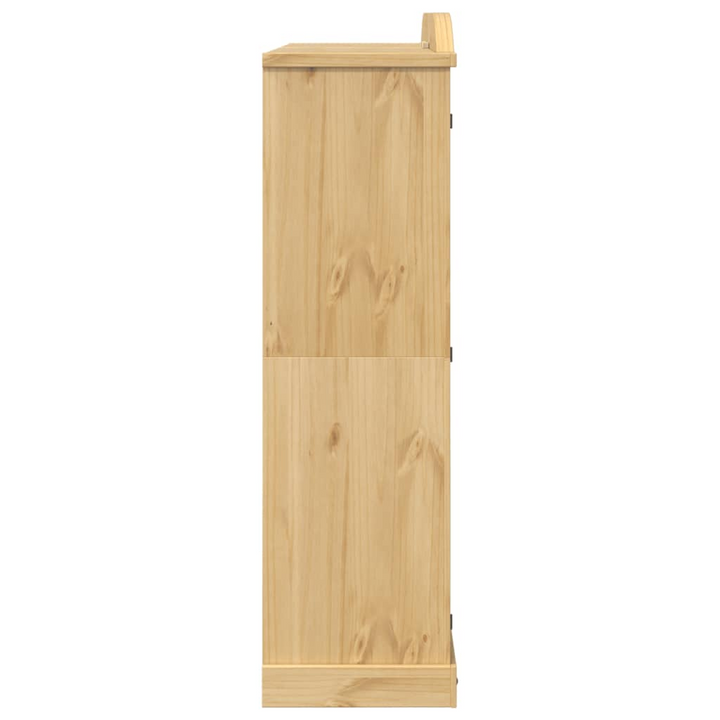 CORONA Wardrobe - Solid Pine Wood, Rustic Design, Ample Storage - 194x52x186 cm - Premium  from Home Treasures - Just £766.99! Shop now at Home Treasures