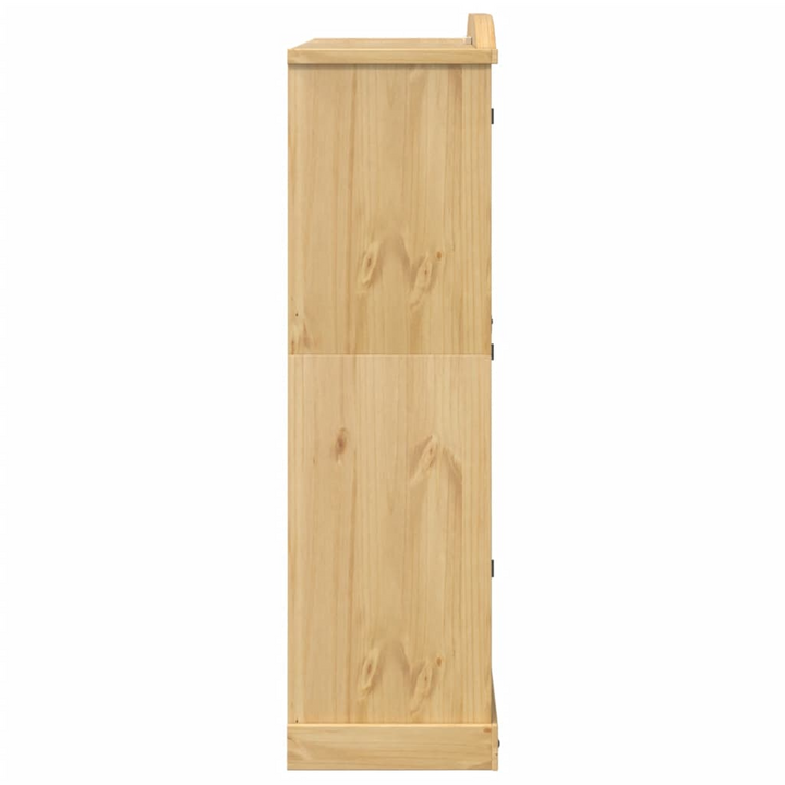 CORONA Wardrobe 151.5x52x186 cm - Solid Pine Wood with Honey Wax Finish | Ample Storage & Metal Handles - Premium  from Home Treasures - Just £581.99! Shop now at Home Treasures