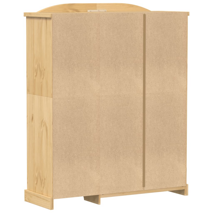 CORONA Wardrobe 151.5x52x186 cm - Solid Pine Wood with Honey Wax Finish | Ample Storage & Metal Handles - Premium  from Home Treasures - Just £581.99! Shop now at Home Treasures