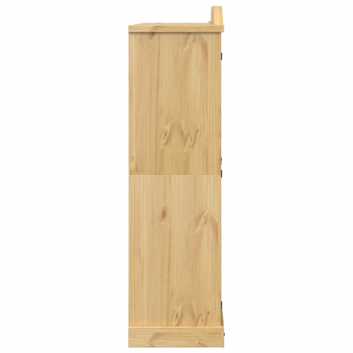 CORONA Wardrobe - Solid Pine Wood, Rustic Style, Ample Storage Space - 151.5x52x186 cm - Premium  from Home Treasures - Just £455.99! Shop now at Home Treasures