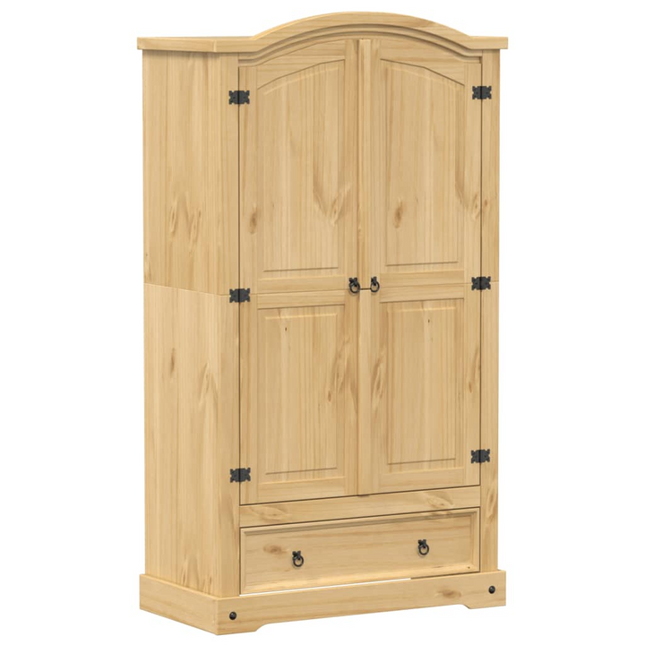 CORONA Wardrobe 102x52x186 cm, Solid Pine Wood - Stylish & Durable Storage Solution - Premium  from Home Treasures - Just £321.99! Shop now at Home Treasures