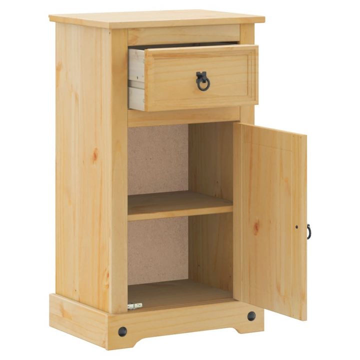 CORONA Solid Pine Wood Bathroom Cabinet 45x33x80 cm - Stylish & Durable Storage Solution - Premium  from Home Treasures - Just £81.99! Shop now at Home Treasures