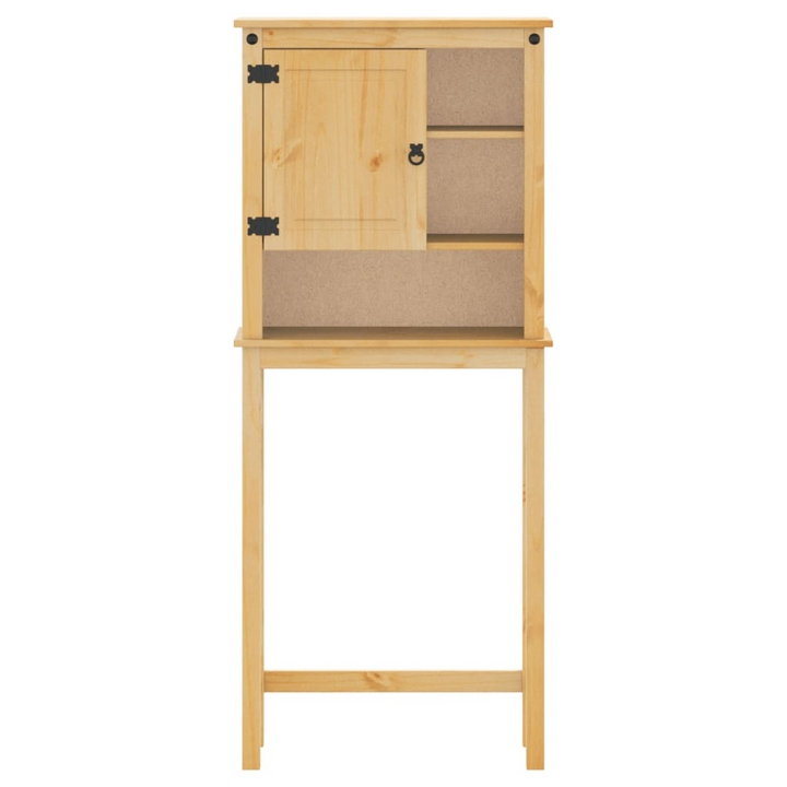 CORONA Solid Wood Pine Bathroom Cabinet with Storage Shelves - Washing Machine Organizer - Premium  from Home Treasures - Just £112.99! Shop now at Home Treasures