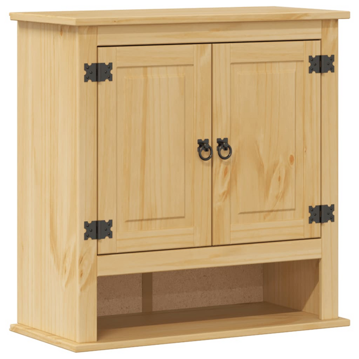 CORONA Bathroom Wall Cabinet - 70x33x71.5 cm | Solid Pine Wood | Rustic Charm & Ample Storage - Premium  from Home Treasures - Just £96.99! Shop now at Home Treasures