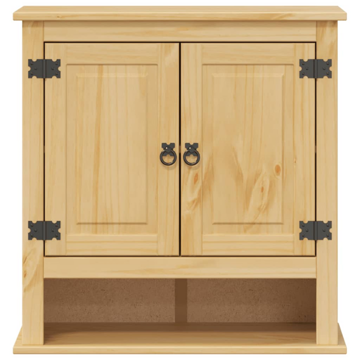 CORONA Bathroom Wall Cabinet - 70x33x71.5 cm | Solid Pine Wood | Rustic Charm & Ample Storage - Premium  from Home Treasures - Just £96.99! Shop now at Home Treasures