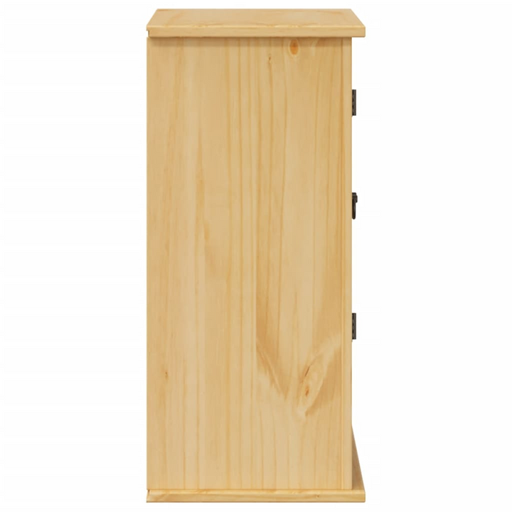 CORONA Bathroom Wall Cabinet - 70x33x71.5 cm | Solid Pine Wood | Rustic Charm & Ample Storage - Premium  from Home Treasures - Just £96.99! Shop now at Home Treasures