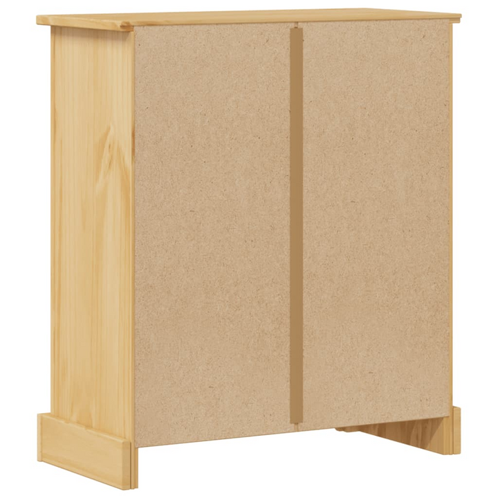 CORONA Solid Wood Pine Bathroom Cabinet | 70x33x80 cm | Rustic Honey Wax Finish | Ample Storage Space - Premium  from Home Treasures - Just £107.99! Shop now at Home Treasures