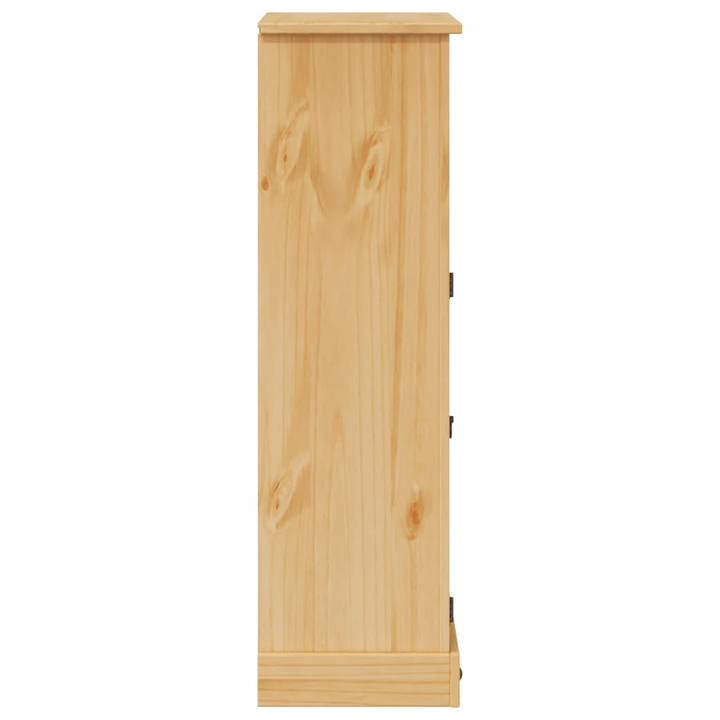 CORONA Solid Wood Pine Bathroom Cabinet 70x33x110 cm - Stylish and Durable Storage Solution - Premium  from Home Treasures - Just £143.99! Shop now at Home Treasures