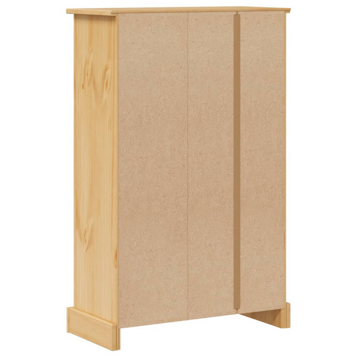 CORONA Solid Wood Pine Bathroom Cabinet 70x33x110 cm - Stylish and Durable Storage Solution - Premium  from Home Treasures - Just £143.99! Shop now at Home Treasures