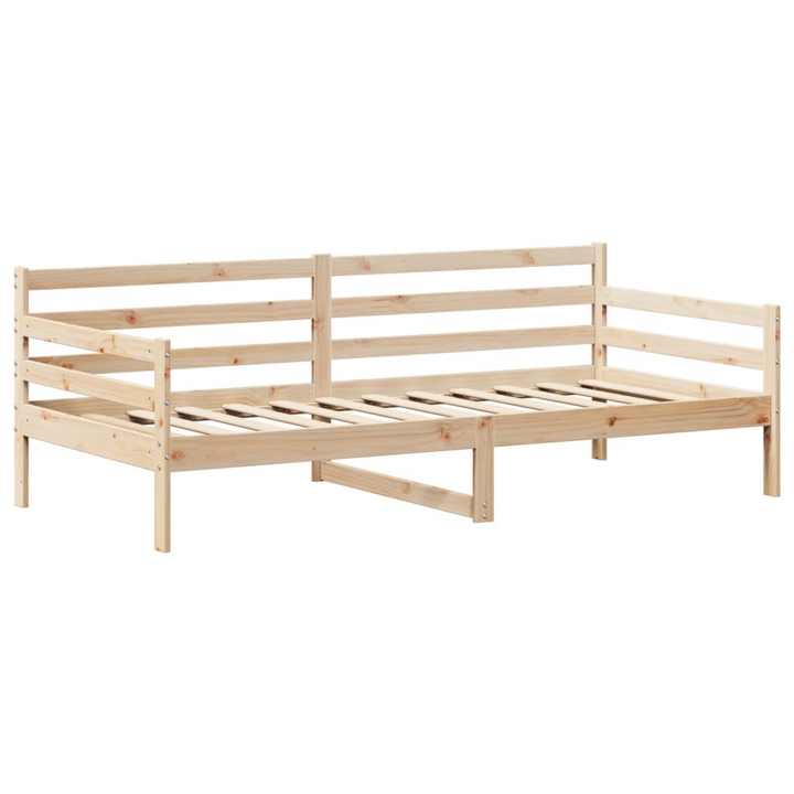 Wooden Day Bed and Bench Set with Roof, 90x200 cm - Versatile & Stylish, Solid Pine Wood, Extra Storage, No Mattress - Premium  from Home Treasures - Just £311.99! Shop now at Home Treasures