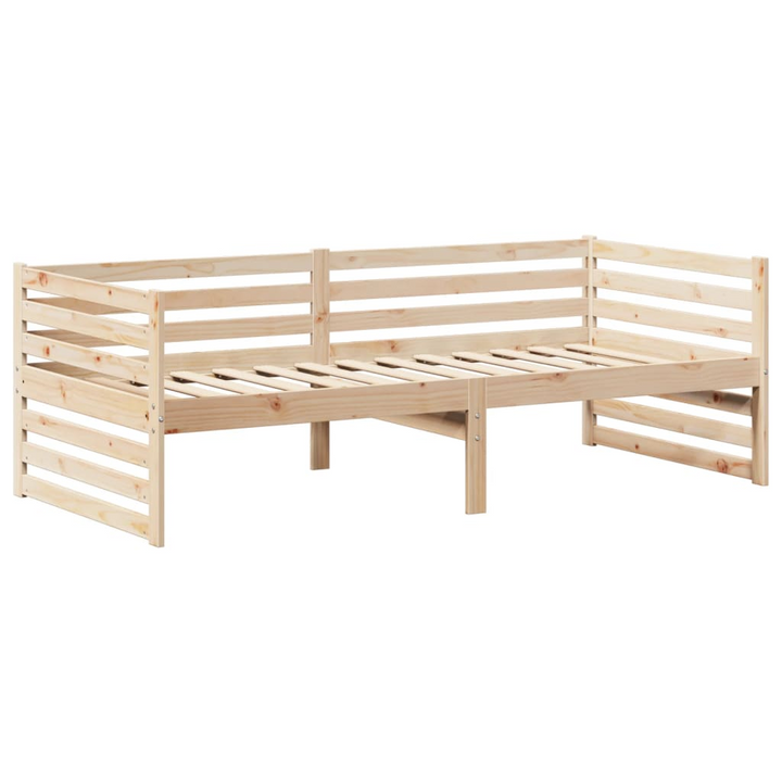 Versatile Wooden Day Bed and Bench Set with Roof - Pine Wood - 90x200 cm - Stylish and Functional Furniture - Premium  from Home Treasures - Just £312.99! Shop now at Home Treasures