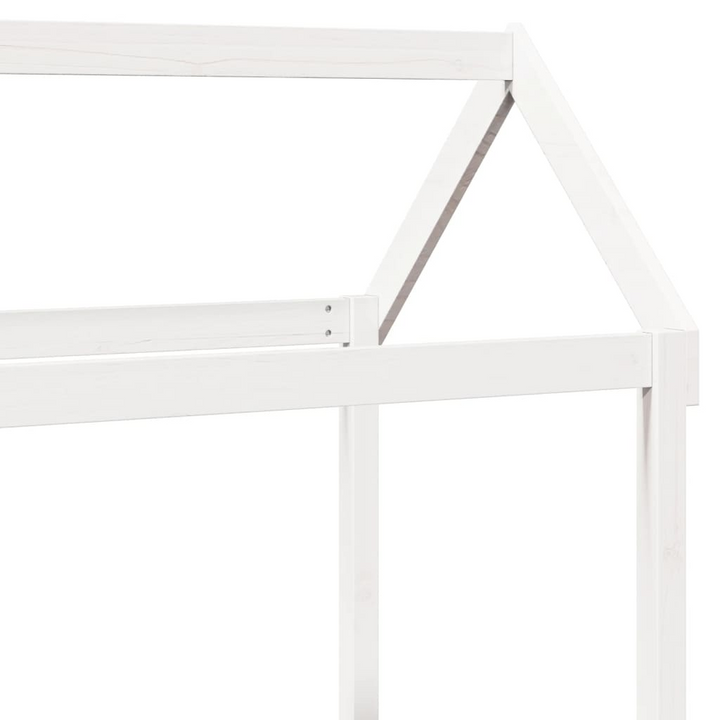 Multi-functional White Wooden Day Bed & Bench Set with Roof - Single Size 90x190 cm - Premium  from Home Treasures - Just £366.99! Shop now at Home Treasures