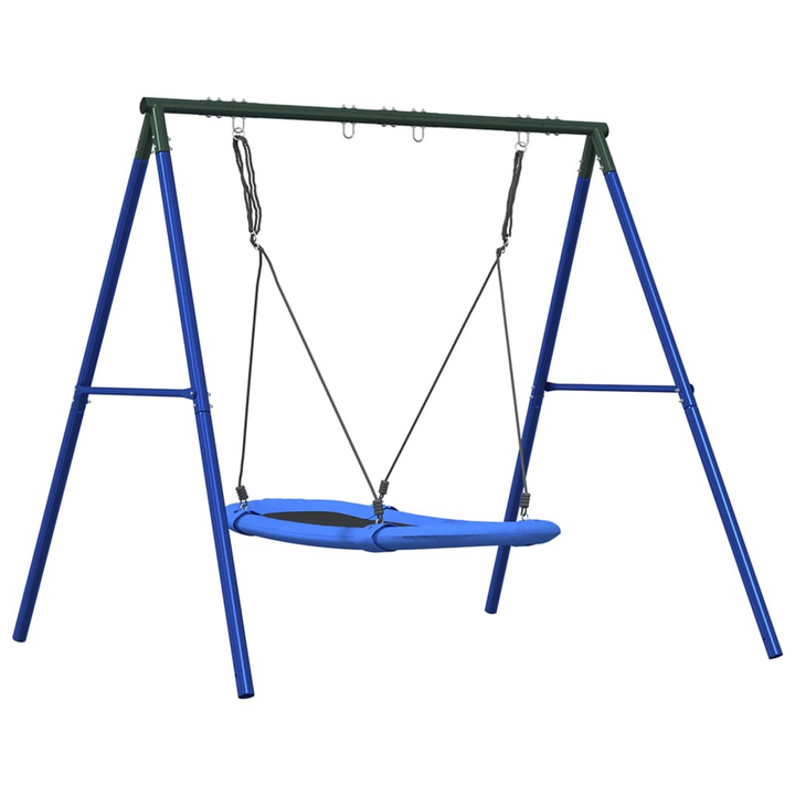 Outdoor Swing Set with Nest Swing - Durable, Adjustable, and Fun for Kids Aged 3-10 - Premium  from Home Treasures - Just £201.99! Shop now at Home Treasures