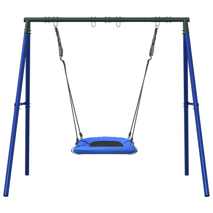 Outdoor Swing Set with Nest Swing - Durable, Adjustable, and Fun for Kids Aged 3-10 - Premium  from Home Treasures - Just £201.99! Shop now at Home Treasures