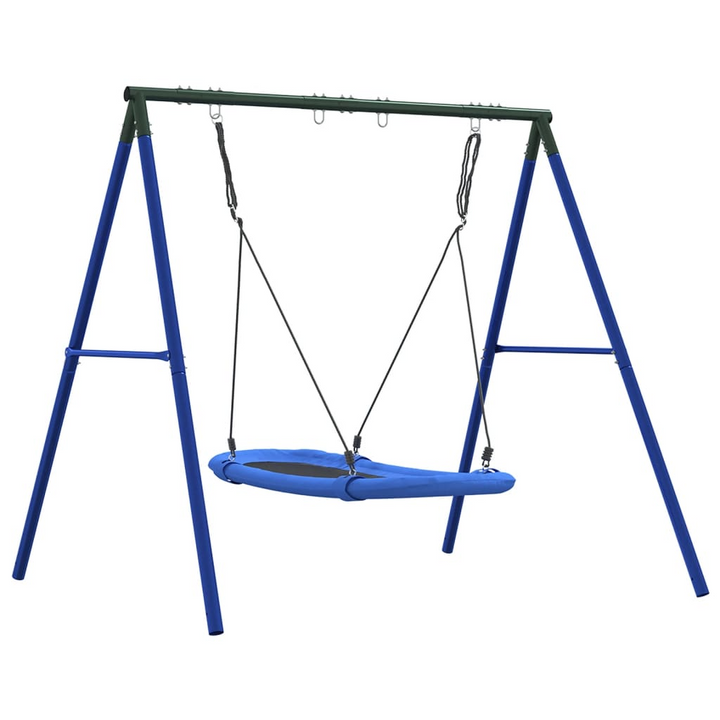 Outdoor Swing Set with Nest Swing - Durable, Adjustable, and Fun for Kids Aged 3-10 - Premium  from Home Treasures - Just £201.99! Shop now at Home Treasures