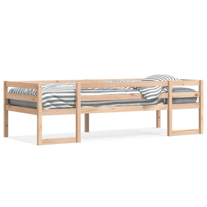 Children's Pine Wood Bed Frame - 80x200 cm, Solid & Sturdy Design for Children - Premium  from Home Treasures - Just £115.99! Shop now at Home Treasures