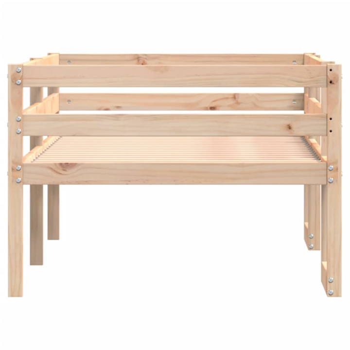 Children's Pine Wood Bed Frame - 80x200 cm, Solid & Sturdy Design for Children - Premium  from Home Treasures - Just £115.99! Shop now at Home Treasures