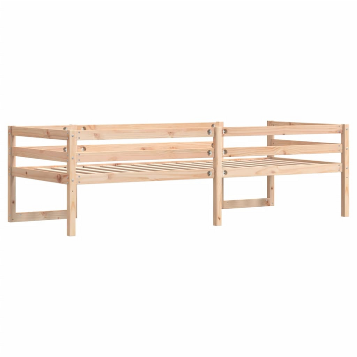 Children's Pine Wood Bed Frame - 80x200 cm, Solid & Sturdy Design for Children - Premium  from Home Treasures - Just £115.99! Shop now at Home Treasures