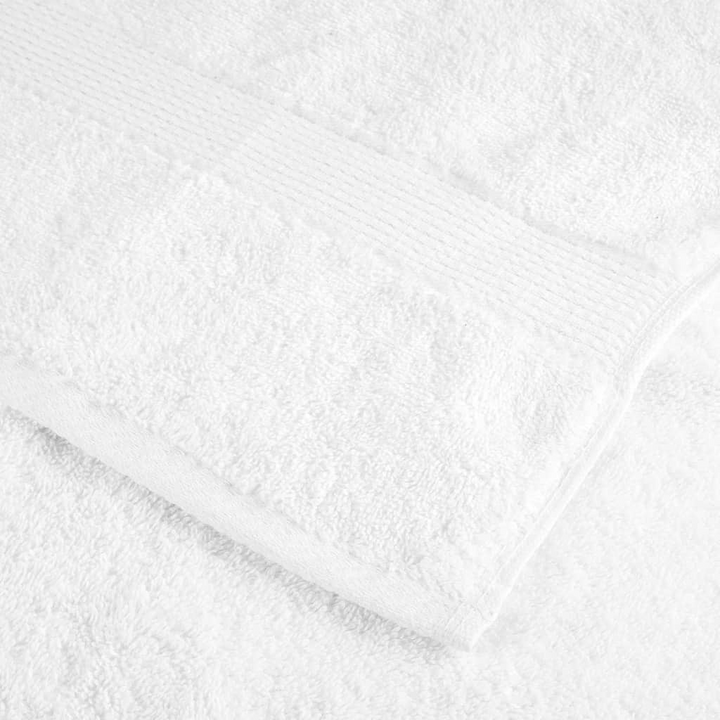 SOLUND Premium Bath Towels, Set of 4, 100x150cm, Super Soft 100% Cotton, 600 GSM, White - Premium  from Home Treasures - Just £82.99! Shop now at Home Treasures