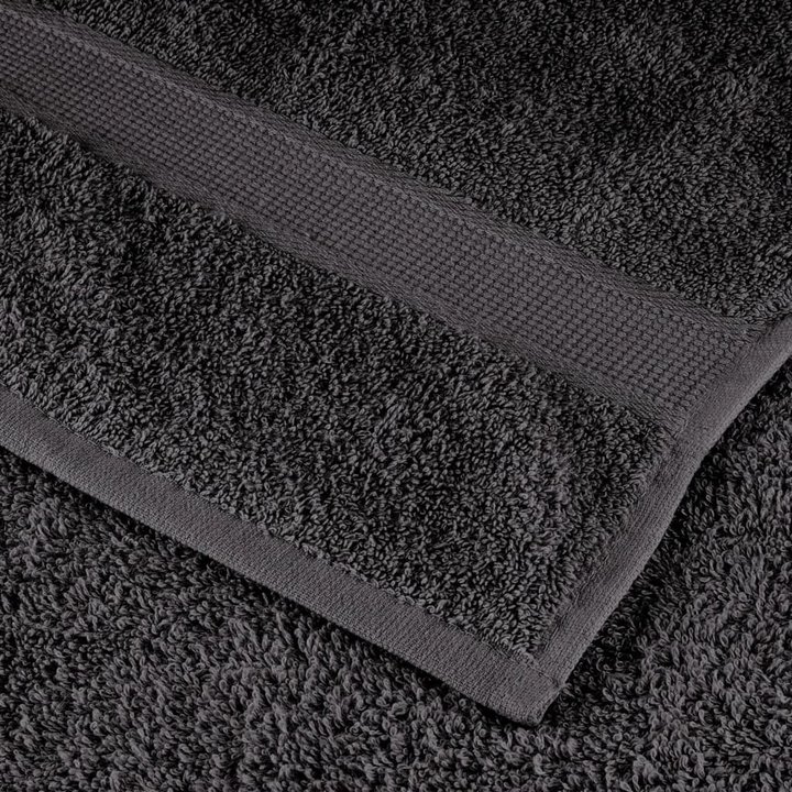 SOLUND Premium Towels, Set of 4 - 100x200cm 600gsm, Luxurious Anthracite Cotton Bath Towels - Premium  from Home Treasures - Just £117.99! Shop now at Home Treasures