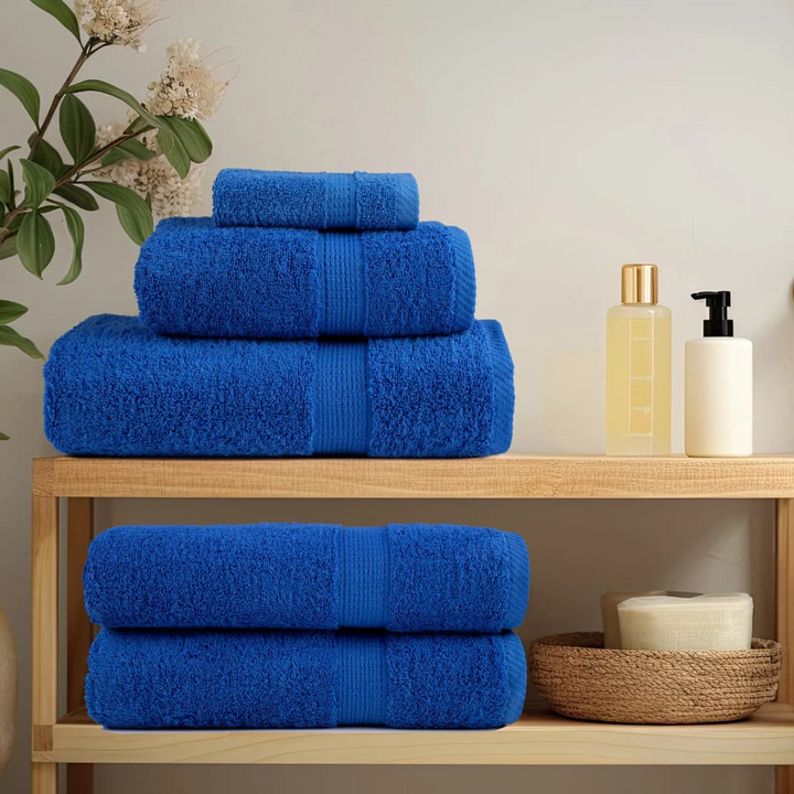 SOLUND Premium Bath Towels, 4-Pack, Ultra-Soft & Absorbent, Blue, 100x150cm, 600gsm - Premium  from Home Treasures - Just £82.99! Shop now at Home Treasures