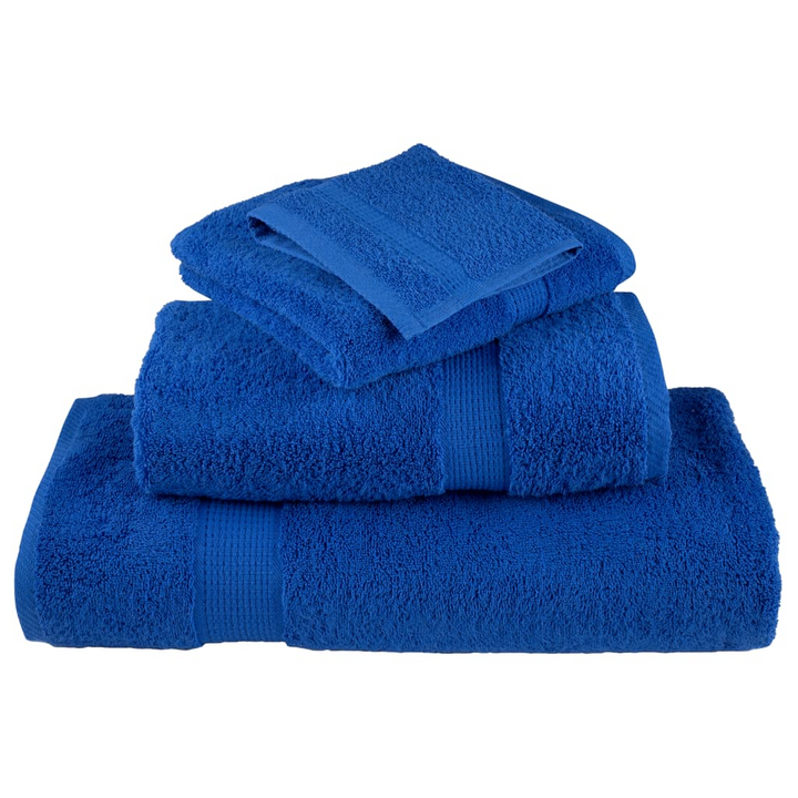 SOLUND Premium Bath Towels, 4-Pack, Ultra-Soft & Absorbent, Blue, 100x150cm, 600gsm - Premium  from Home Treasures - Just £82.99! Shop now at Home Treasures