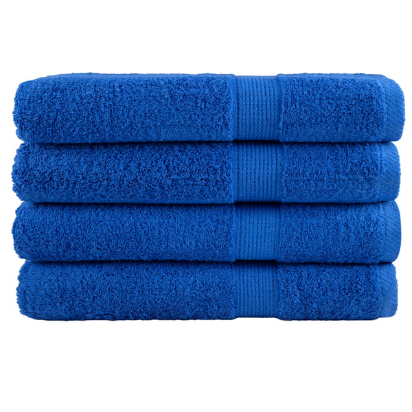 SOLUND Premium Towels, Set of 4 - Luxury Blue, 100x200cm 600gsm, Cotton Bath Towels - Premium  from Home Treasures - Just £106.99! Shop now at Home Treasures