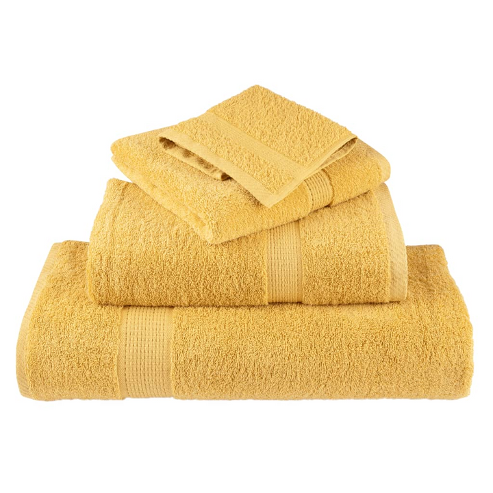 SOLUND Premium in Gold Soap Towels - 4 Pack, 30x30cm, Super Absorbent 600gsm Cotton - Premium  from Home Treasures - Just £15.99! Shop now at Home Treasures