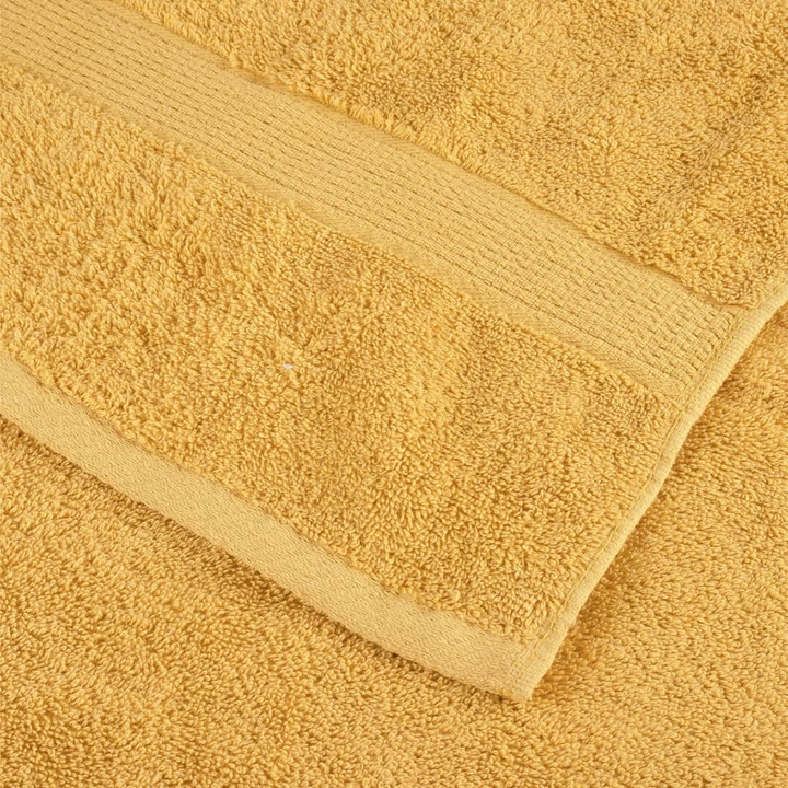 SOLUND Premium in Gold Soap Towels - 4 Pack, 30x30cm, Super Absorbent 600gsm Cotton - Premium  from Home Treasures - Just £15.99! Shop now at Home Treasures