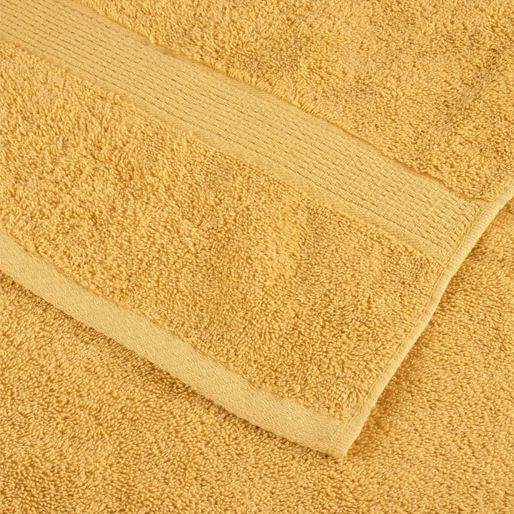 SOLUND Premium Soap Towels - Set of 2 - Luxurious Gold - 30x30cm - Ultra Soft 600gsm Cotton Towels - Premium  from Home Treasures - Just £12.99! Shop now at Home Treasures