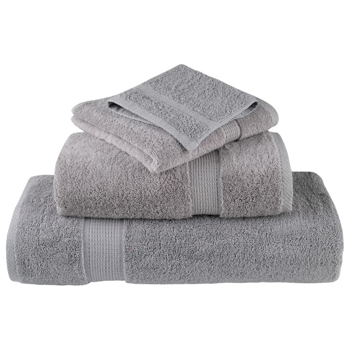 SOLUND Premium Towels, Set of 4, Grey | 100x200cm | Ultra-Absorbent 600gsm, Soft & Durable | OEKO-TEX Certified | Machine Washable - Premium  from Home Treasures - Just £106.99! Shop now at Home Treasures