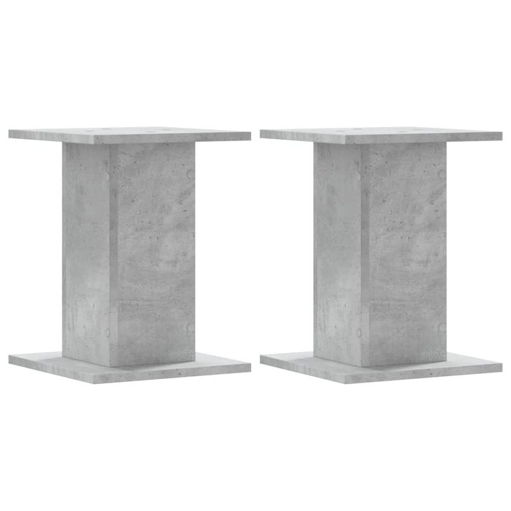 Concrete Grey Speaker Stands - Set of 2, Engineered Wood, 30x30x40 cm, up to 60 kg Capacity - Premium  from Home Treasures - Just £46.99! Shop now at Home Treasures