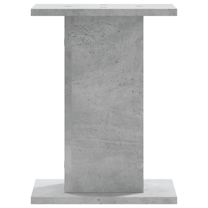 Concrete Grey Speaker Stands - Set of 2, Engineered Wood, 30x30x40 cm, up to 60 kg Capacity - Premium  from Home Treasures - Just £46.99! Shop now at Home Treasures