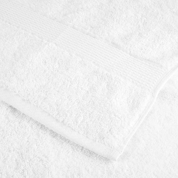 SOLUND Premium Towels, Set of 5 - 100% Cotton, Soft & Absorbent, White, 100x200cm, 600gsm, OEKO-TEX Certified, Machine Washable - Ideal for Home & Commercial Use - Premium  from Home Treasures - Just £657.99! Shop now at Home Treasures