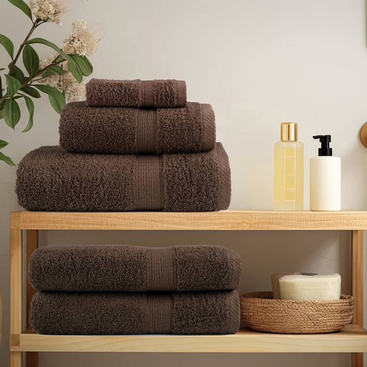 SOLUND Premium Towels, Set of 2, Brown, 100x200cm, 600gsm - Ultra Soft, Highly Absorbent, OEKO-TEX Certified - Premium  from Home Treasures - Just £59.99! Shop now at Home Treasures