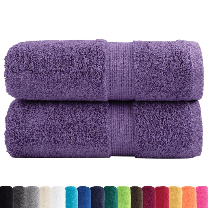 SOLUND Premium Soap Towels - Luxurious 100% Cotton, Highly Absorbent, 30x30 cm, Purple, Set of 2 - Premium  from Home Treasures - Just £12.99! Shop now at Home Treasures