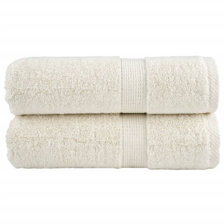 SOLUND Premium Cream Soap Towels - Set of 2, 30x30 cm, 600 GSM, 100% Cotton, OEKO-TEX Certified - Premium  from Home Treasures - Just £12.99! Shop now at Home Treasures