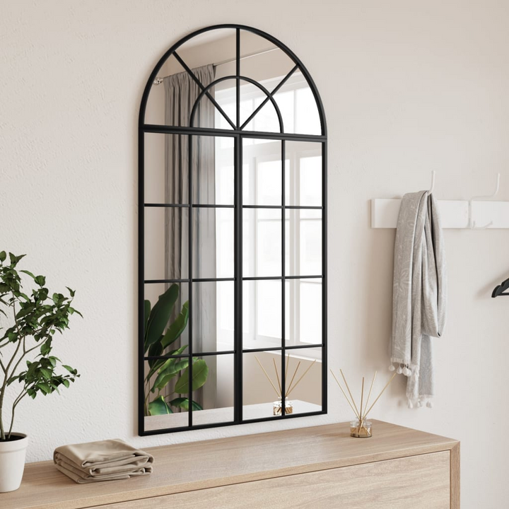 Elegant Black Arch Wall Mirror 60x110 cm - Stylish Iron Frame - Premium  from Home Treasures - Just £146.99! Shop now at Home Treasures