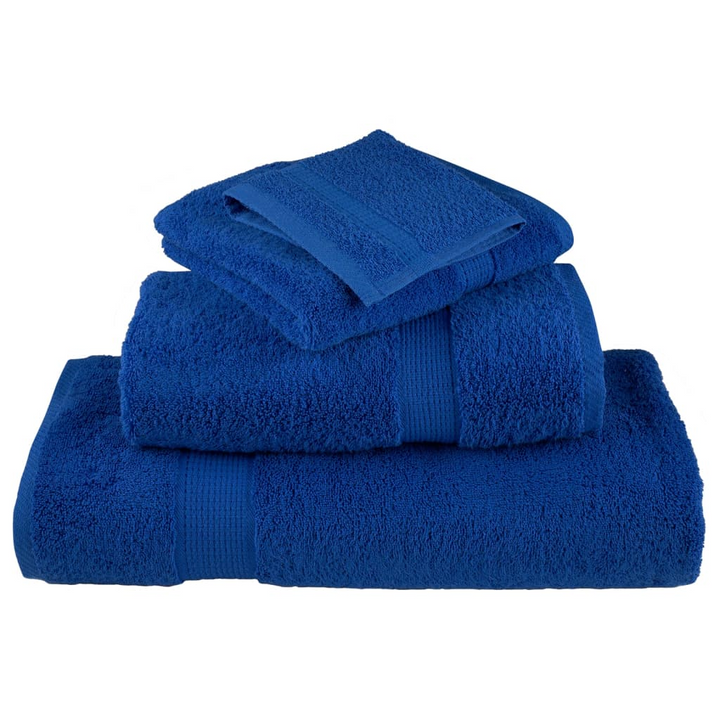 SOLUND Premium 6 Piece Towel Set in Blue - Ultra Soft 600 gsm Cotton Towels - Premium  from Home Treasures - Just £67.99! Shop now at Home Treasures