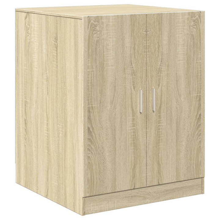 2-Piece Sonoma Oak Engineered Wood Washing Machine Cabinets - Optimal Storage Solution for Bathroom & Laundry Room - Premium  from Home Treasures - Just £159.99! Shop now at Home Treasures