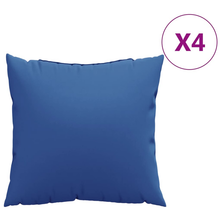 Royal Blue Sofa Cushions Set of 4 - 50x50 cm, Premium Fabric, Water-Resistant & UV Resistant - Premium  from Home Treasures - Just £46.99! Shop now at Home Treasures