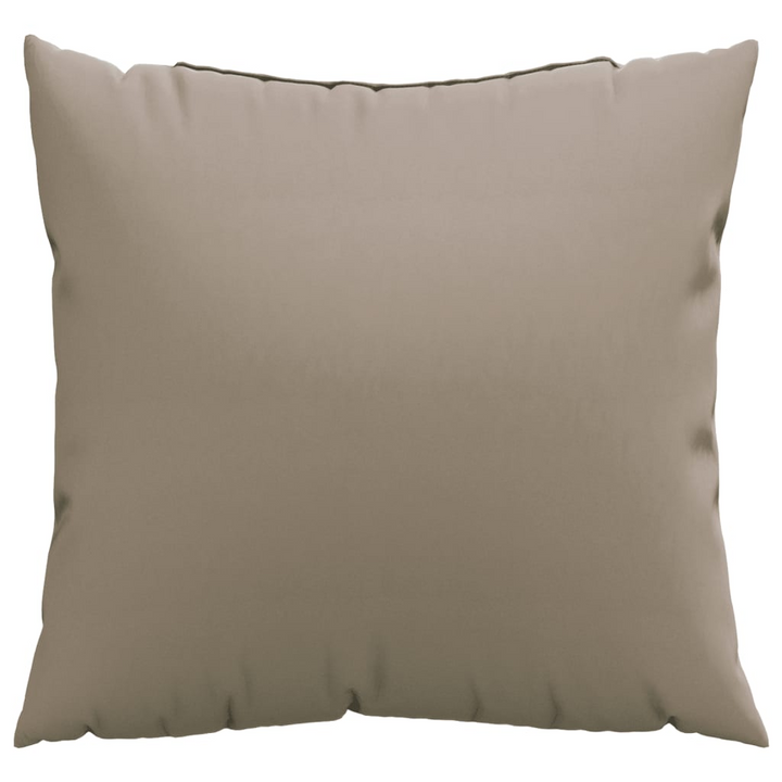 Set of 4 Taupe Sofa Cushions - 50x50 cm - Comfortable, Durable & Water-Repellent Fabric - Premium  from Home Treasures - Just £49.99! Shop now at Home Treasures