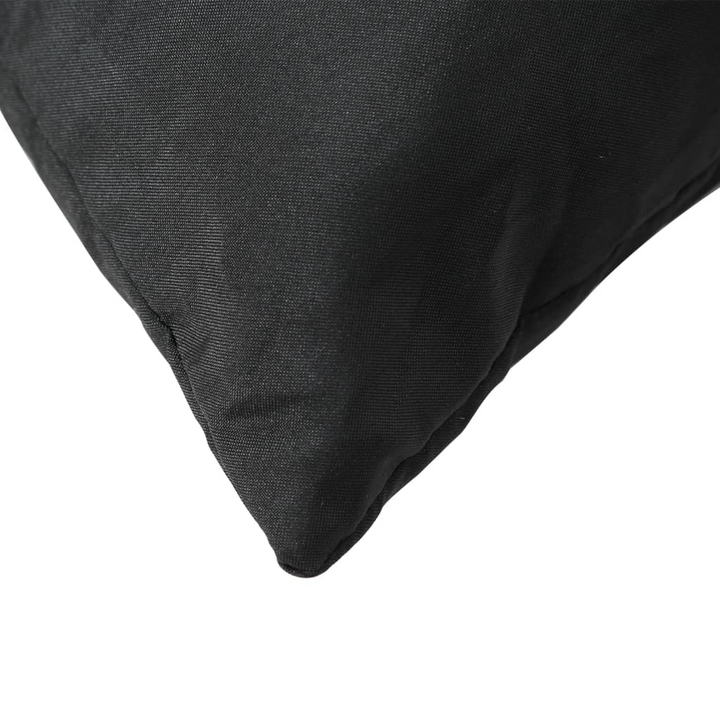 Set of 4 Black Sofa Cushions - 40x40 cm | Comfortable & Durable for Indoor/Outdoor Use - Premium  from Home Treasures - Just £33.99! Shop now at Home Treasures