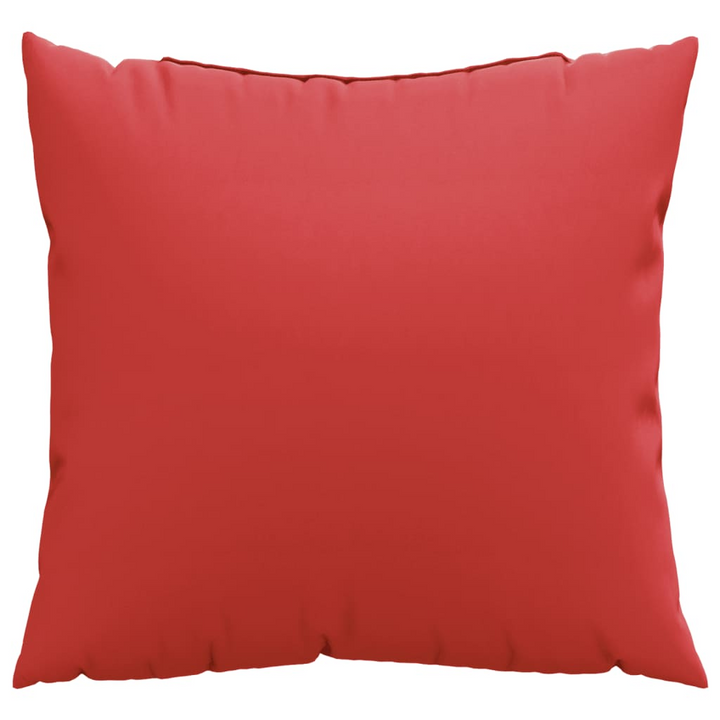 Red Sofa Cushions Set of 4 - 40x40 cm - Durable Polyester Fabric - Perfect for Indoor and Outdoor Use - Premium  from Home Treasures - Just £26.99! Shop now at Home Treasures