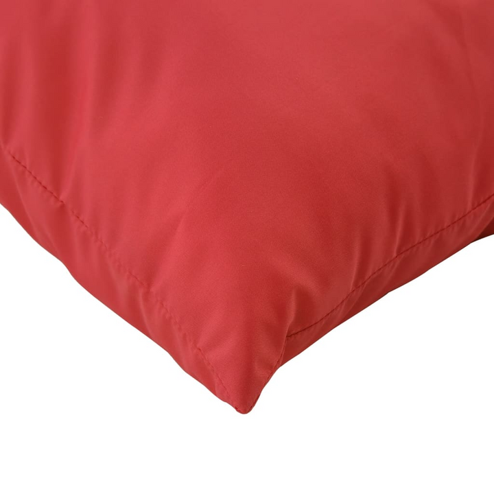 Red Sofa Cushions Set of 4 - 40x40 cm - Durable Polyester Fabric - Perfect for Indoor and Outdoor Use - Premium  from Home Treasures - Just £26.99! Shop now at Home Treasures